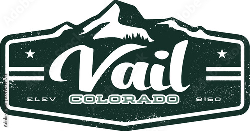Vail Colorado Vintage Style Sign