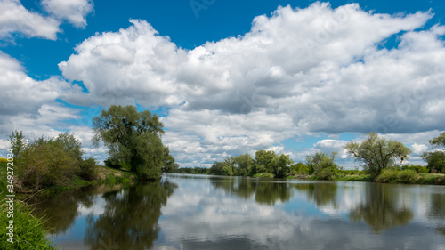 Rzeka Odra w okolicach Wrocławia