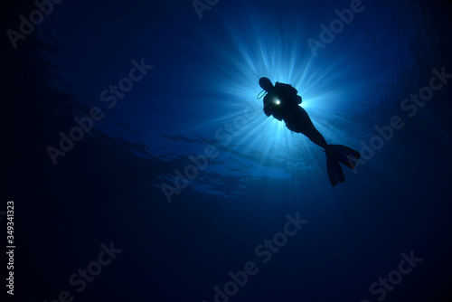Underwater modeling Bodrum, Mugla / Turkey.