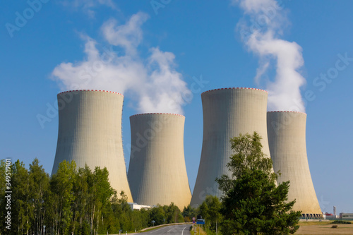 Nuclear power plant Temelin in Czech Republic Europe 