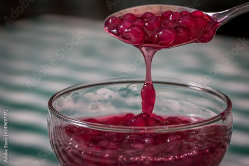 Brazilian dessert called sagu in the wine version. Traditional from southern Brazil