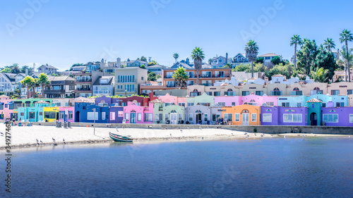 Capitola Village Reflections. Capitola, Santa Cruz County, California, USA.