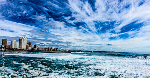 Beautiful Clouds on The Ocean in South Africa