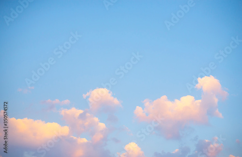 The background image of clear and beautiful sky view