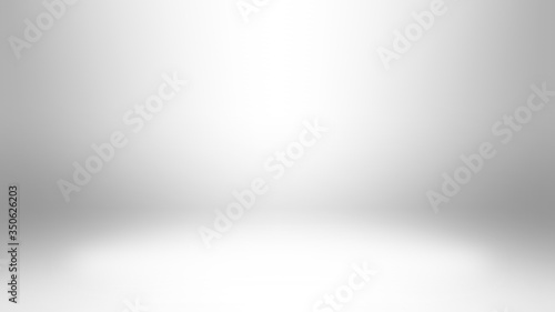 high quality 8kThe white background image simulates the lighting of a photo studio that can put things or text on it.