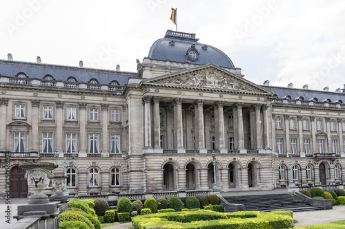 Royal Palace of Brussels (Palais Royal de Bruxelles, 1783 - 1934) - official palace of King and Queen of Belgians in centre of nation's capital Brussels, Belgium. 