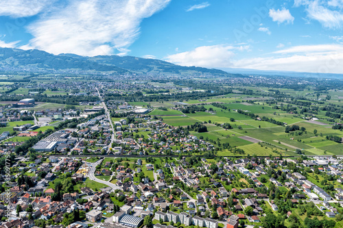 Rheintal Landschaft Panorama