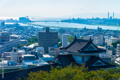 和歌山市街と港