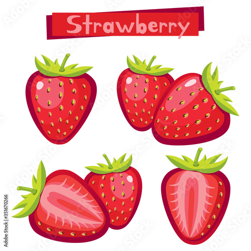 Fresas - Strawberry ilustración