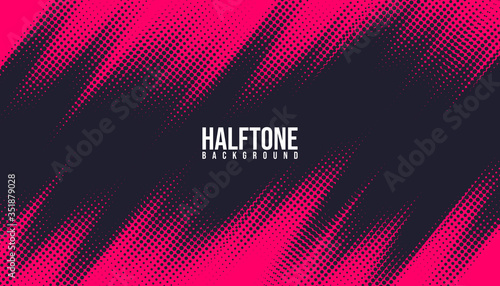  Abstract vector halftone background monochrome printing raster 