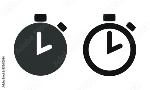 Icono tiempo, entregas, reloj 