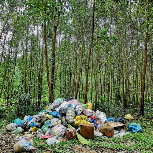 Basura en la naturaleza