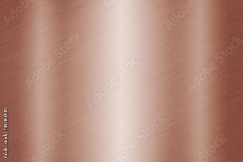 Background or brushed metal copper surface
