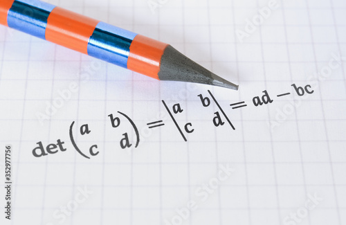 Determinant of a matrix