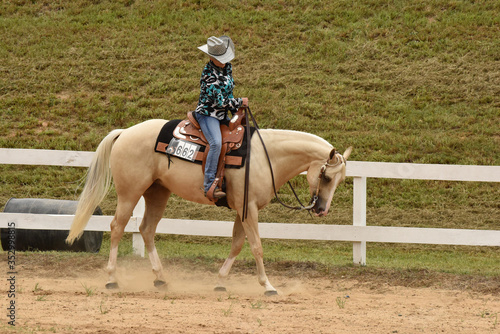 Summer western horse show