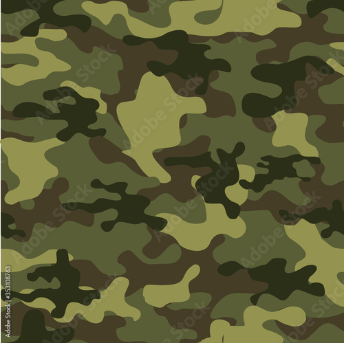 camouflage green seamless pattern.Military background. Vector print modern
