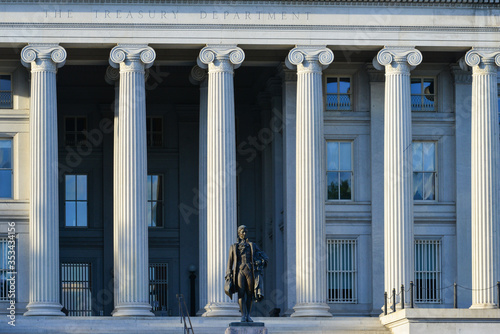 United States Treasury Department Building in Washington D.C. Unted States of America