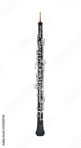 Oboe, Oboes Woodwinds Music Instrument Isolated on White background