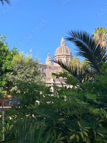 dome of the rock, Catania, Sicily, Italy