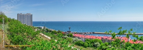 Coast of Odessa in the Big Fountain resort, Ukraine