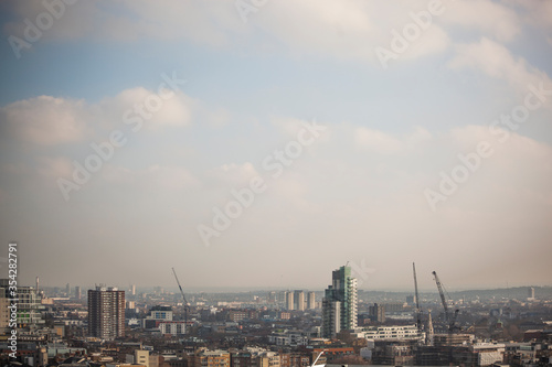 Ciudad de Londres en construcción