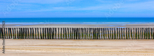 Oye-plage dans la réserve naturelle du Platier d'Oye, entre Calais et Dunkerque, Hauts-de-France