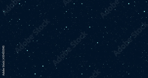 starry deep blue sky background image