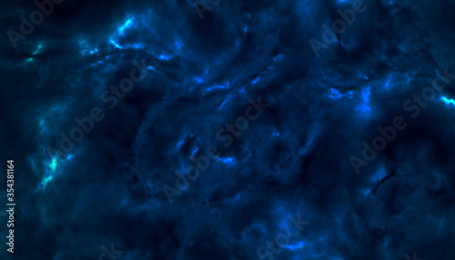 Panoramic view misty smoke. Abstract texture overlays for copy space, Dark Cinematic Background