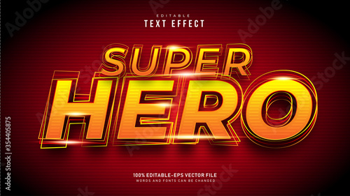 Super Hero Text Effect