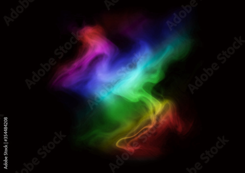 rainbow smoke