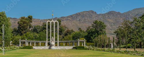 Panorama of Huguenot Memorial, Franschhoek, South Africa