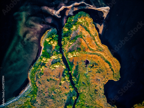 estuary of the Reda River in the Beka nature reserve