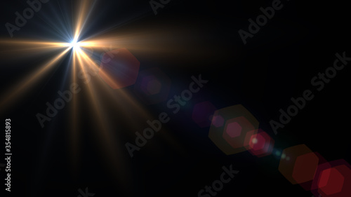 Digital lens Flare, Abstract overlays background.Light