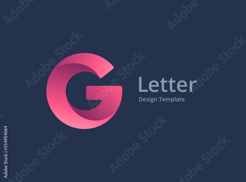 Letter G logo icon design template elements