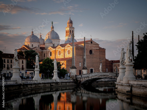 Sunrise in Padova (Padua) - Veneto - Italy Prato della valle, late spring