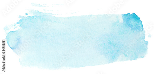 watercolor paint stain texture blue