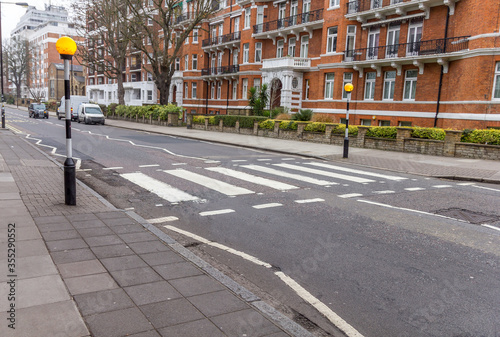 Abbey road crossroad, London, UK