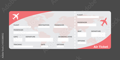  Airline Ticket or Boarding Pass 