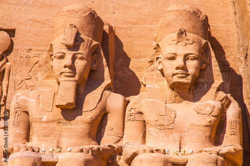 Abu Simbel temple, UNESCO World Heritage site, Aswan, Egypt. 