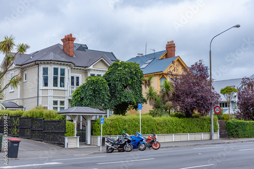 Residential houses at Christchurch, New Zealand