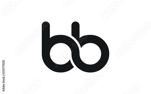 bb or b Letter Initial Logo Design, Vector Template
