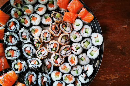 homemade sushi texture