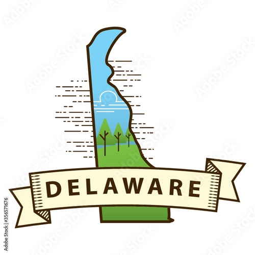 delaware state map