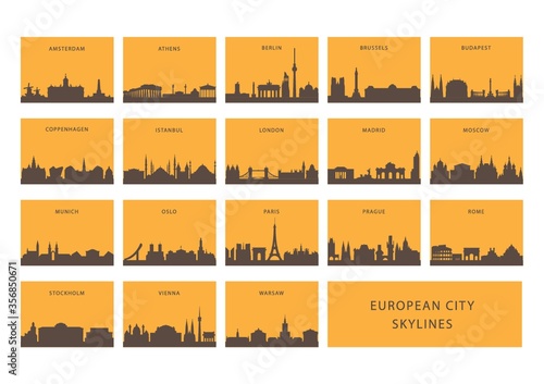 european city skylines