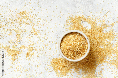 Bowl of Raw Amaranth Grain