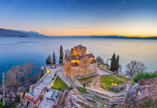 The Church of Saint John at Kaneo, Lake Ohrid, North Macedonia