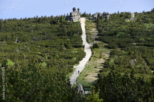 Karkonosze, szlaki na Śnieżnik i Śnieżne Kotły. Karkonoski Park Narodowy