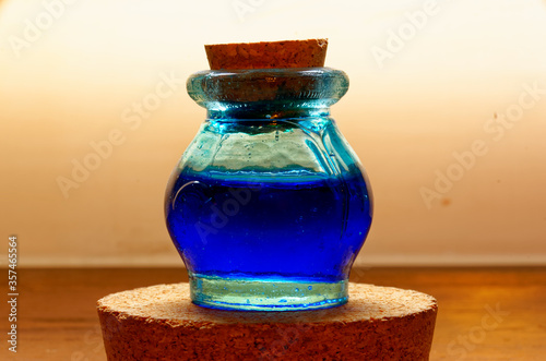 Close up of a fantastic potion of mana 