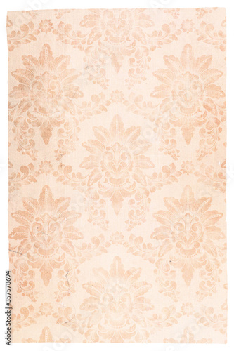 retro floral damask paper, vintage design, old grunge aesthetic paper texture, vertical shot 