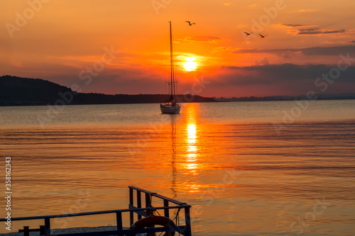 Sunset at Akra, Black sea, Bulgaria